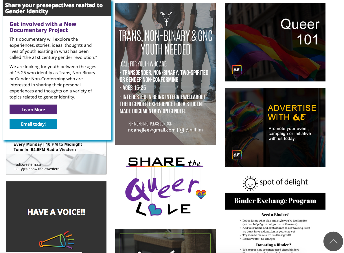 Contest Details page on QE.ca