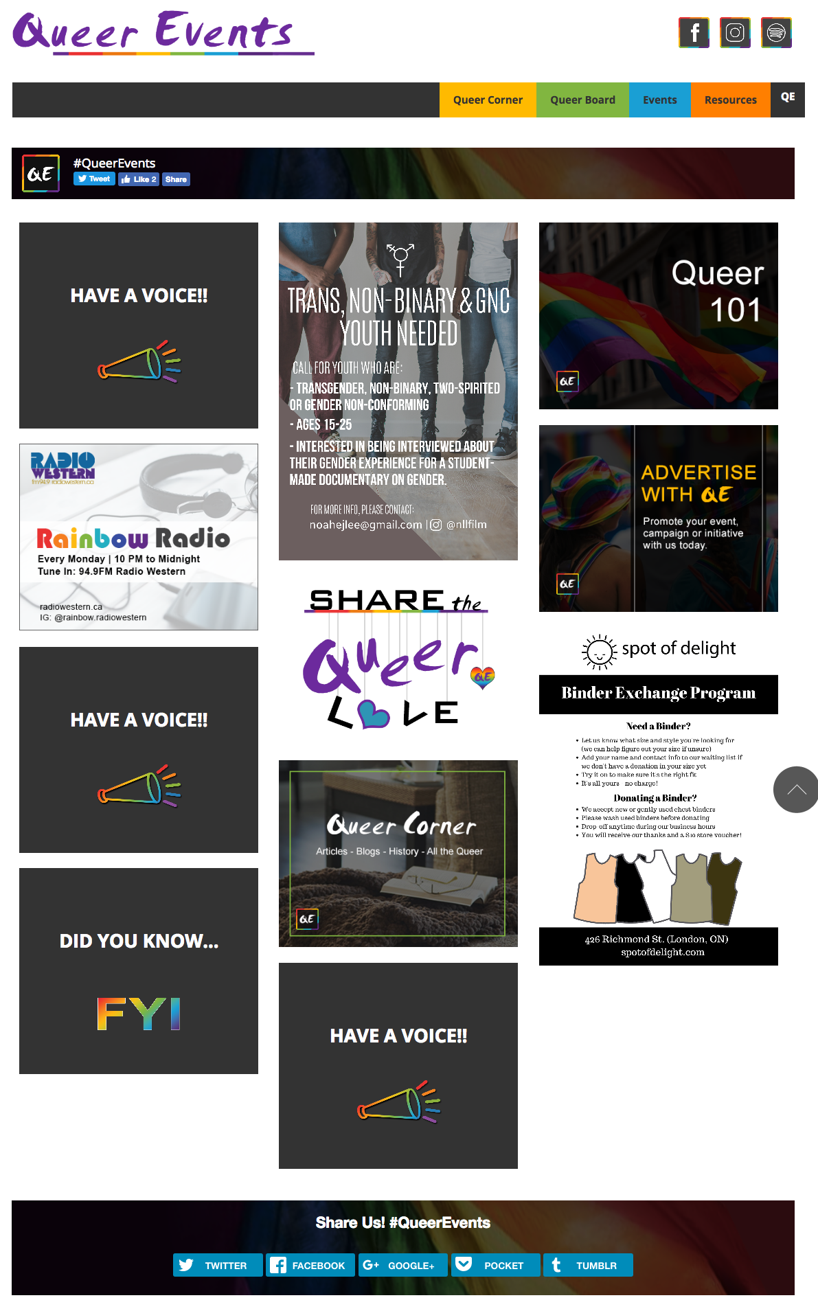 Full view of Queer Board