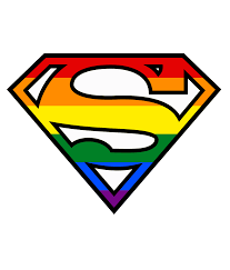 QueerEvents.ca - Rainbow Superman Logo - Image