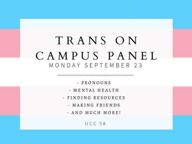 QueerEvents.ca - London event listing - Trans on Campus panel - QWeek